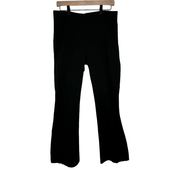 Eileen Fisher Black Ponte Knit Pull-On Elastic Waist Pant Size Small - Picture 2 of 9